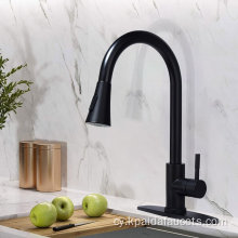 Handlen sengl faucet cegin gooseneck da